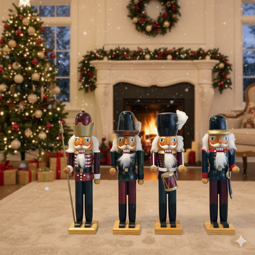 Pcs vintage christmas - 4-pcs, 12''