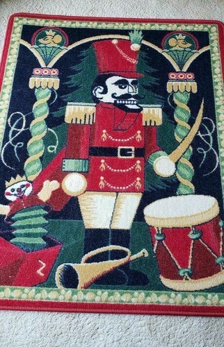 Christmas 1994 nylon rug - 1994,