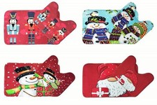 Christmas Bath Mat Set