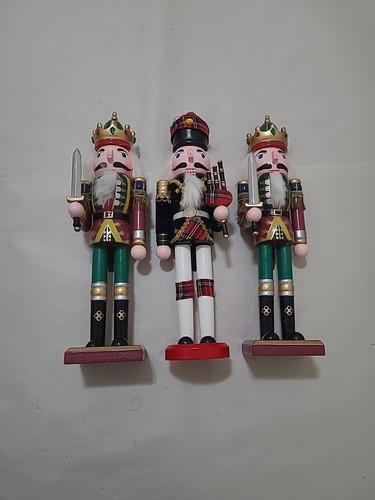 3pcs christmas nutcracker - christmas,