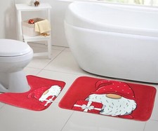 Christmas Bath Mat Set 2-Pc