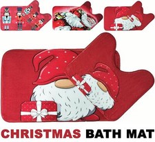 Christmas Bath Mat Set 2-Pc