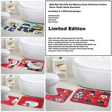 Bath Mat Anti Slip Set Memory