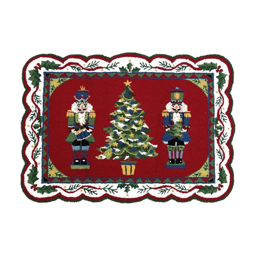 Nutcracker tree hooked wool - nutcracker,