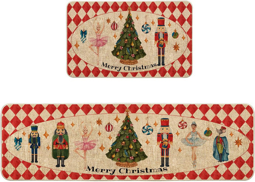 Vakado christmas kitchen rugs - vakado,