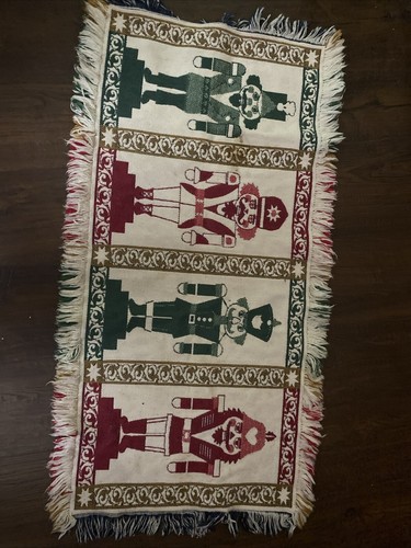 Holiday rug nutcracker - holiday,