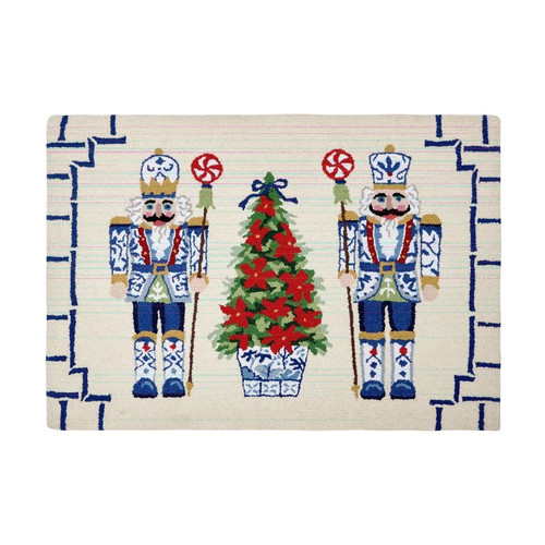 Chinoiserie nutcrackers hooked - chinoiserie,